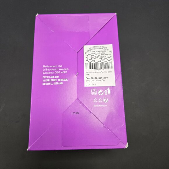 Bold Uniq Purple Hair Mask 200ml - Picture 2 of 5